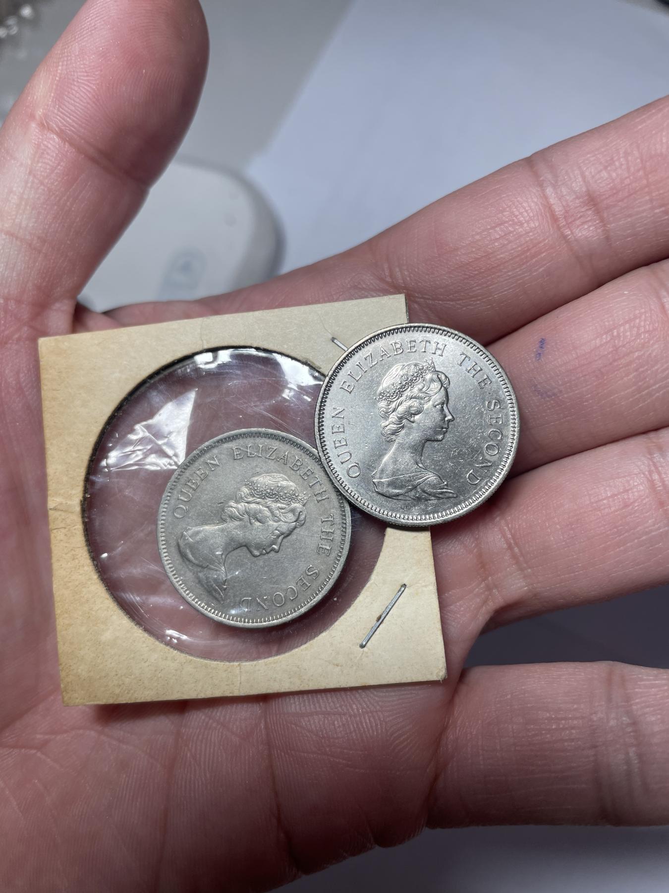 2024年集古藏今外币拍卖第六期-第5场—（总第55拍） 1978、1979年香港一元2枚