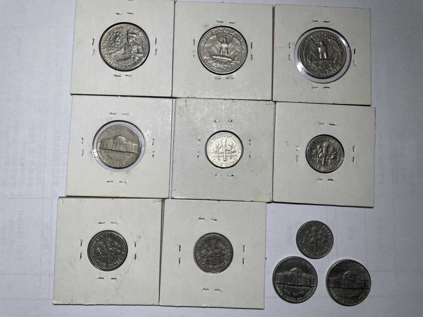 2024年集古藏今外币拍卖第六期-第5场—（总第55拍） 美分各面值11枚