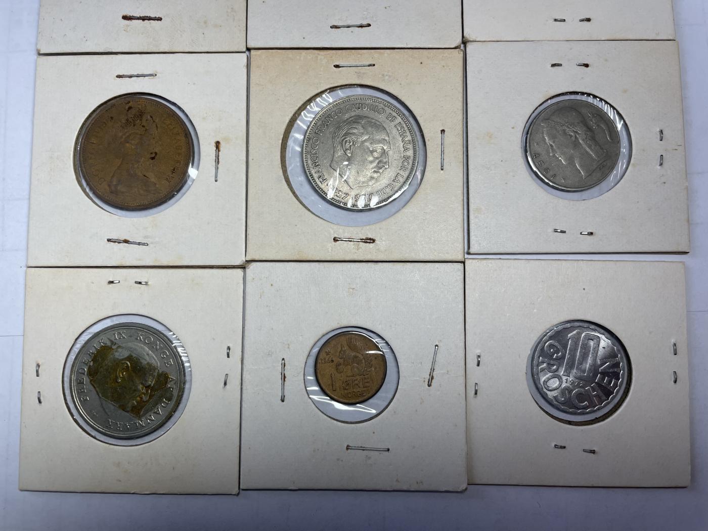 2024年集古藏今外币拍卖第六期-第4场—（总第54拍） 各国硬币10枚-01#