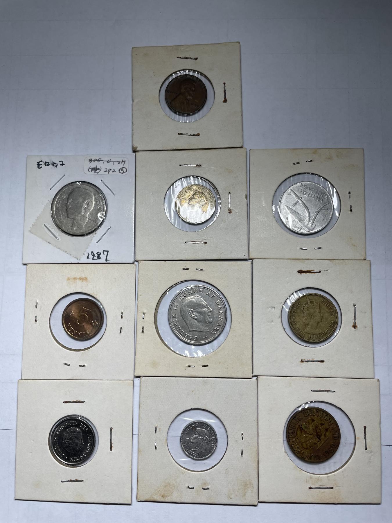 2024年集古藏今外币拍卖第六期-第4场—（总第54拍） 各国硬币10枚-05#