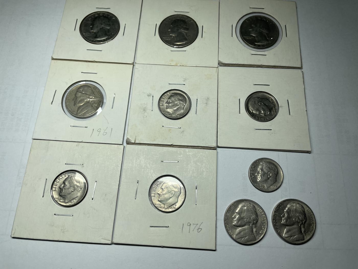 2024年集古藏今外币拍卖第六期-第5场—（总第55拍） 美分各面值11枚