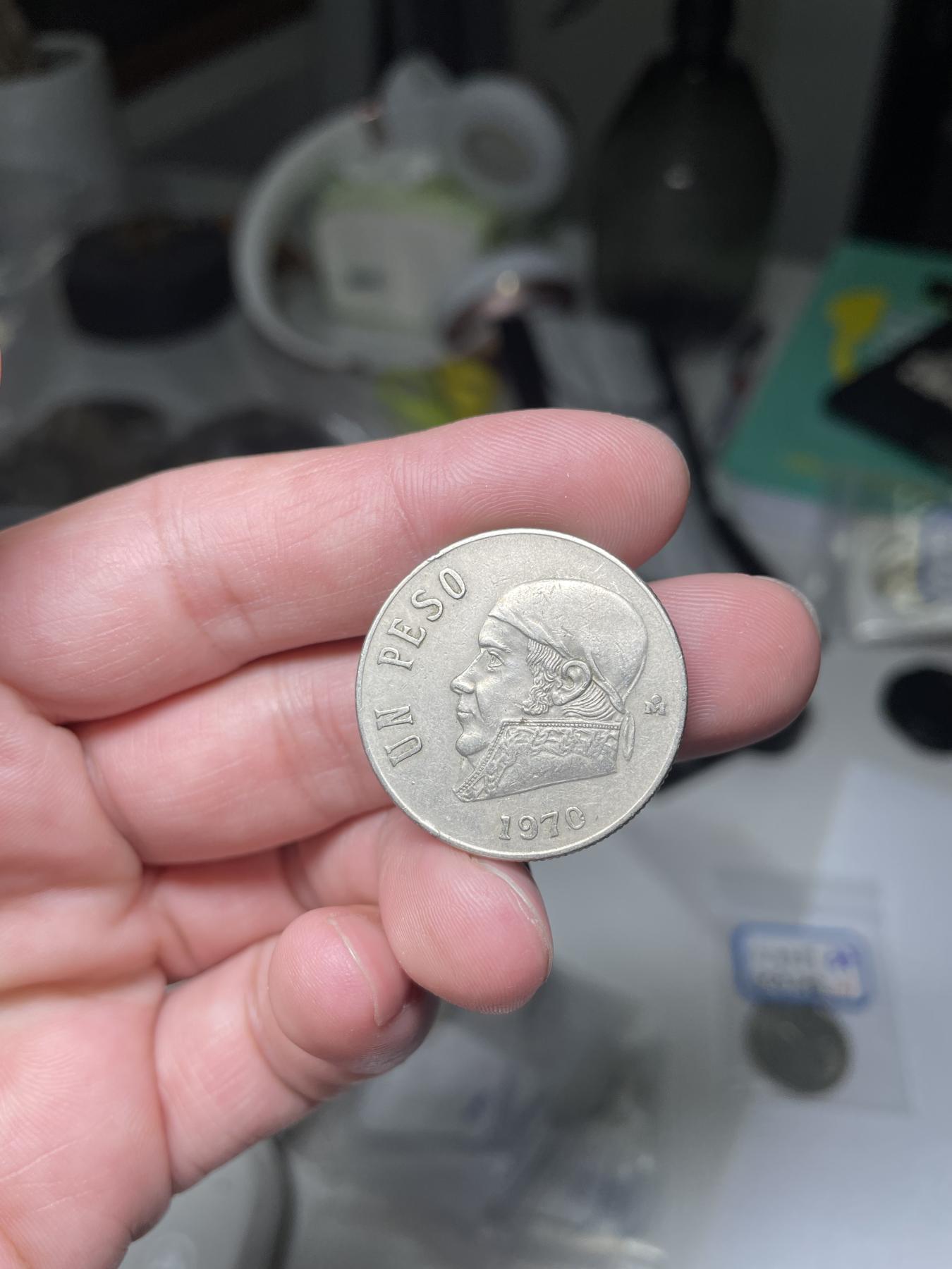 2024年集古藏今外币拍卖第六期-第4场—（总第54拍） 1970年墨西哥1比索