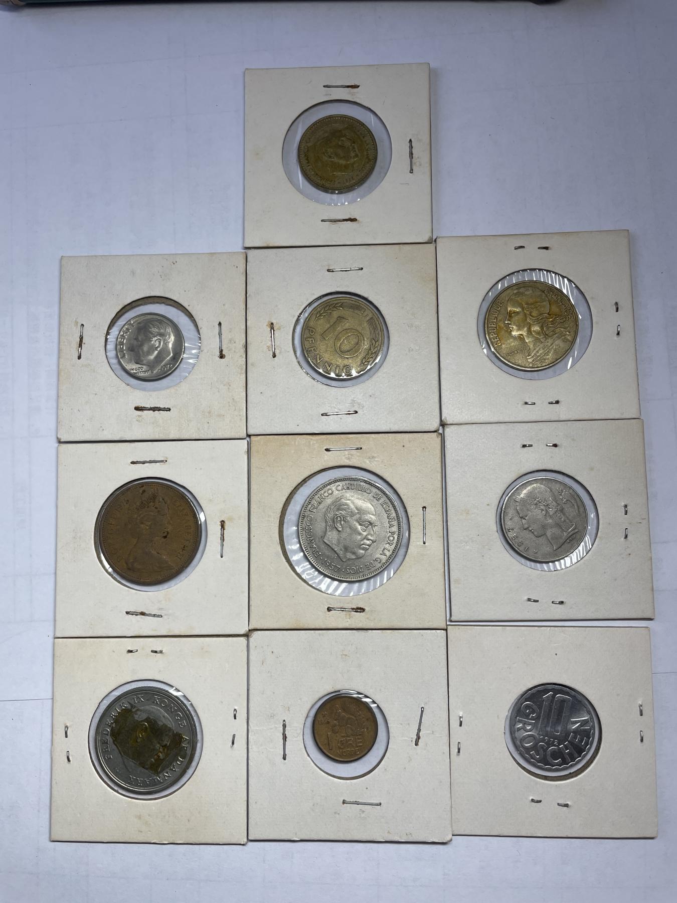 2024年集古藏今外币拍卖第六期-第4场—（总第54拍） 各国硬币10枚-01#