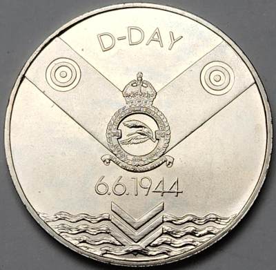 布加迪🐬～世界钱币🌾第 113 期 /  各国🇬🇧🇫🇷🇺🇸🇧🇪🇩🇪银币及邮币封 - 斯洛伐克 1994年 200克朗 “D日”诺曼底登陆战役50周年纪念银币