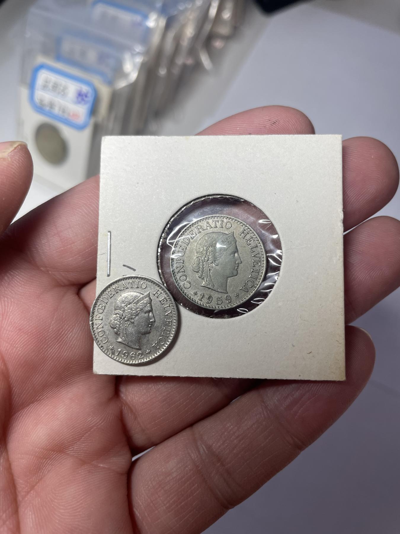 2024年集古藏今外币拍卖第六期-第5场—（总第55拍） 瑞士2枚