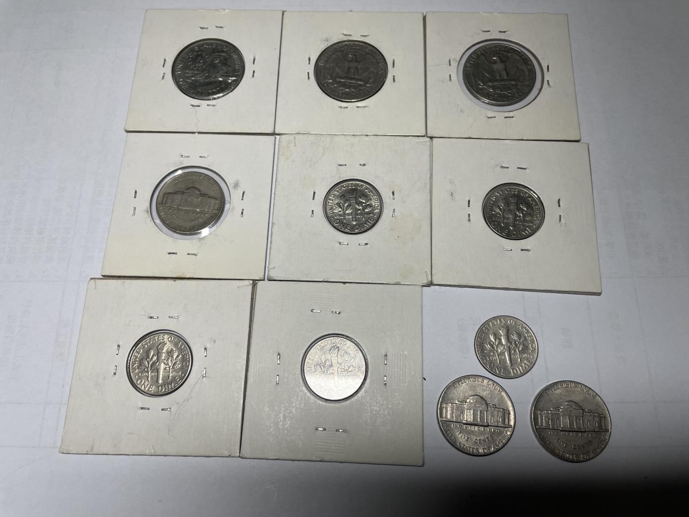 2024年集古藏今外币拍卖第六期-第5场—（总第55拍） 美分各面值11枚