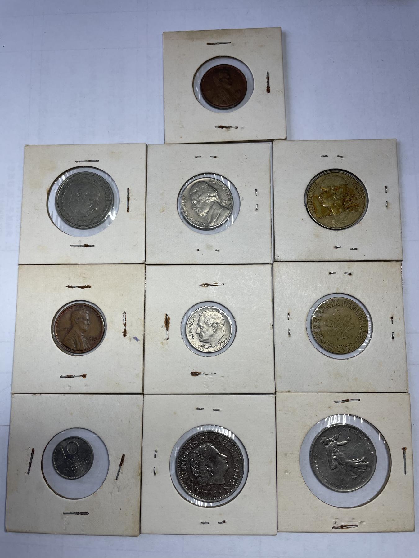 2024年集古藏今外币拍卖第六期-第4场—（总第54拍） 各国硬币10枚-03#