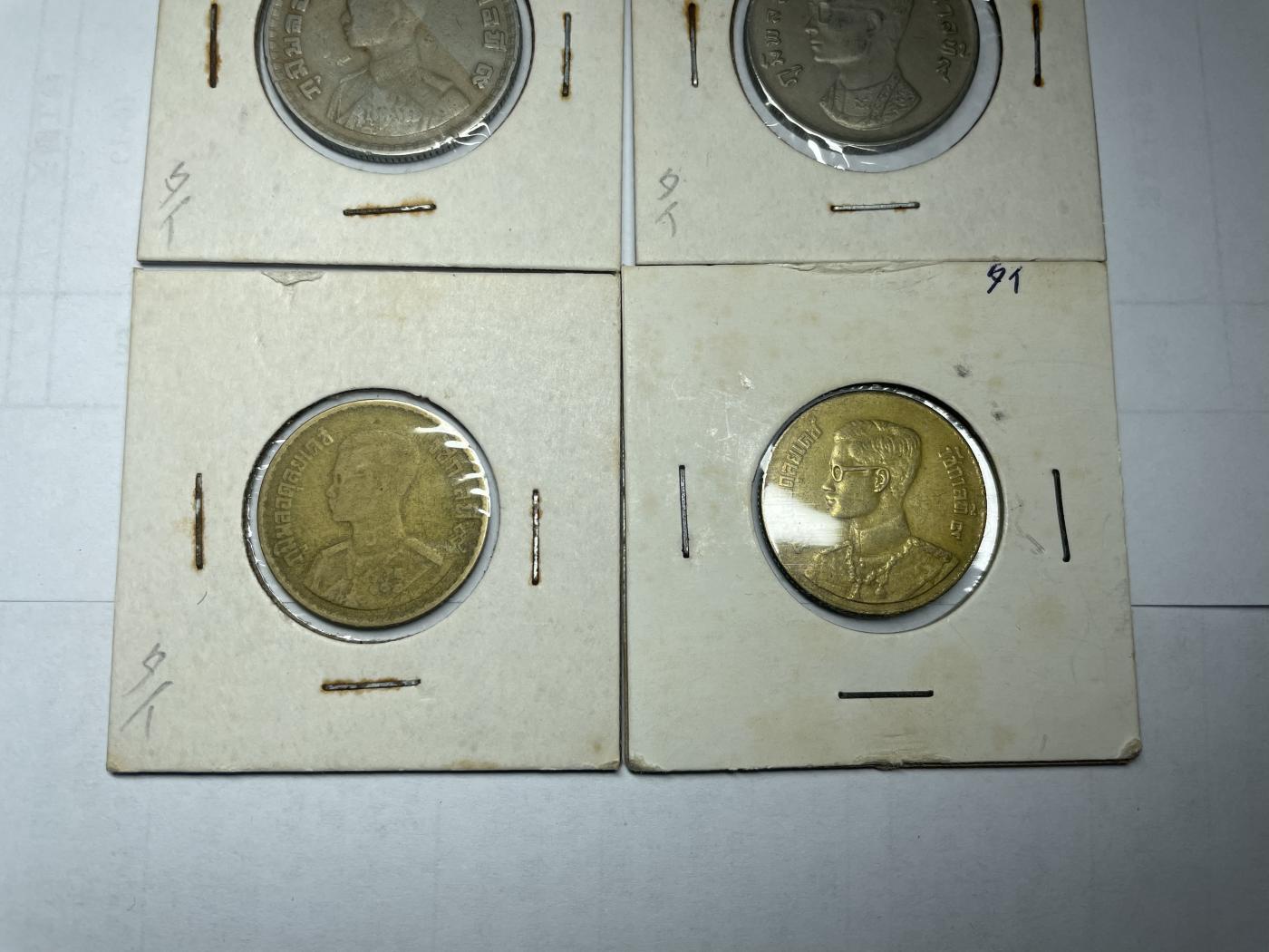 2024年集古藏今外币拍卖第六期-第5场—（总第55拍） 泰国各面值5枚