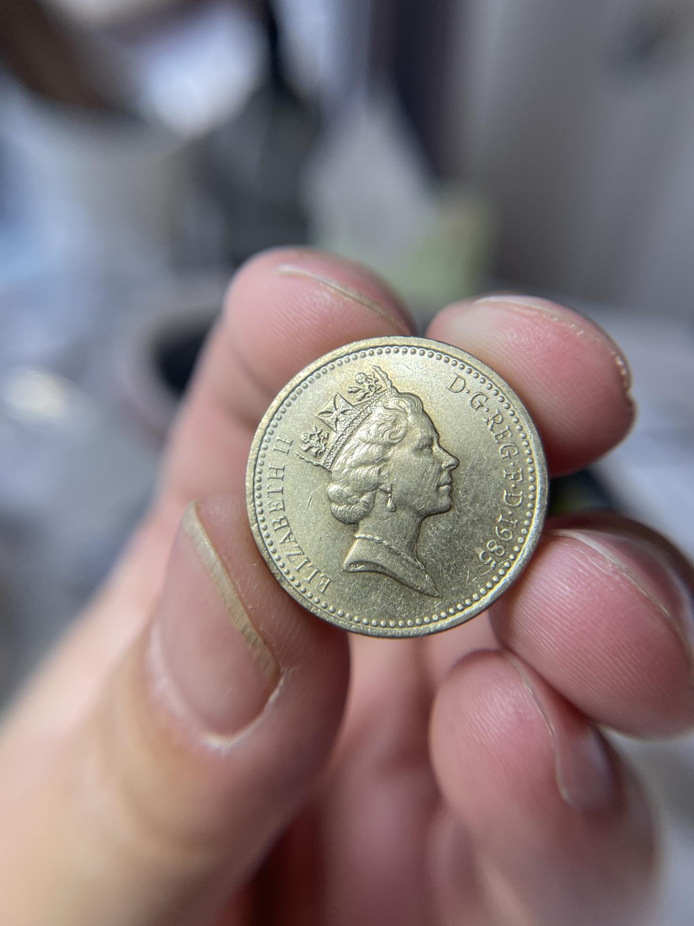 2024年集古藏今外币拍卖第六期-第4场—（总第54拍） 1985年英国一英镑