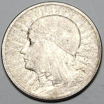 布加迪🐬～世界钱币(上海)🌾第 124 期 /  🇫🇷🇬🇧🇦🇺等各国新老银币 - 波兰🇵🇱 1934年 2兹罗迪银币