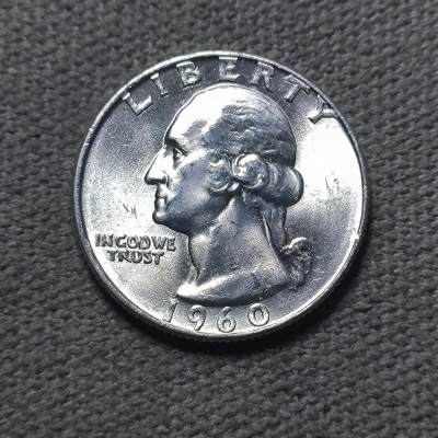 一百四十一期 五月第3拍 5月13号发货 - 5.3.4美国1960年25美分银币，好品