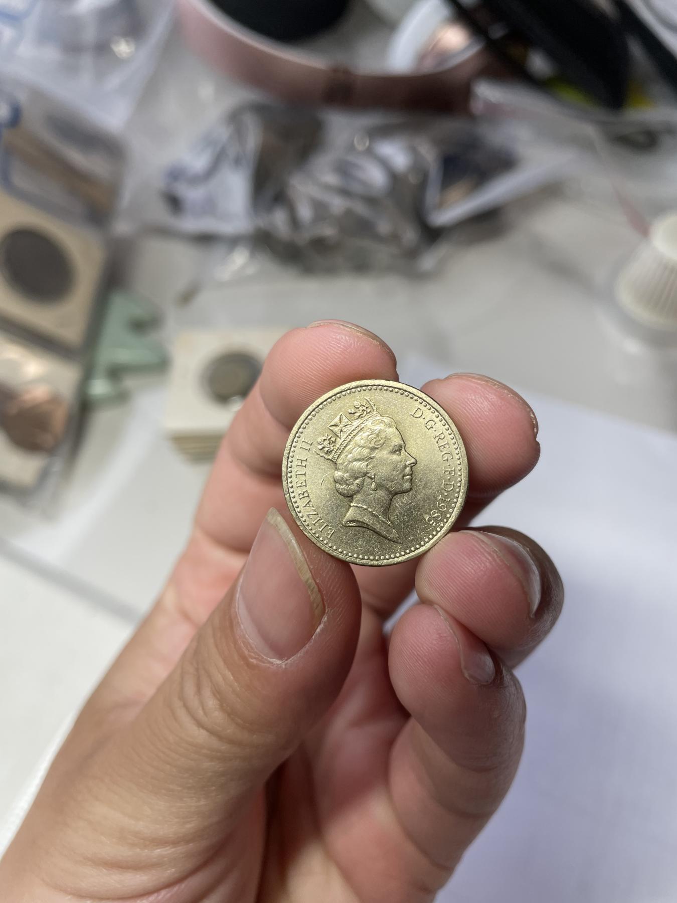 2024年集古藏今外币拍卖第六期-第4场—（总第54拍） 1985年英国一英镑