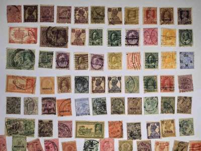 5·10晚7点半德章小拍 - 印度邮票销票一组一起拍，100张左右不同头像，具体数量没查，有小部分加拿大邮票