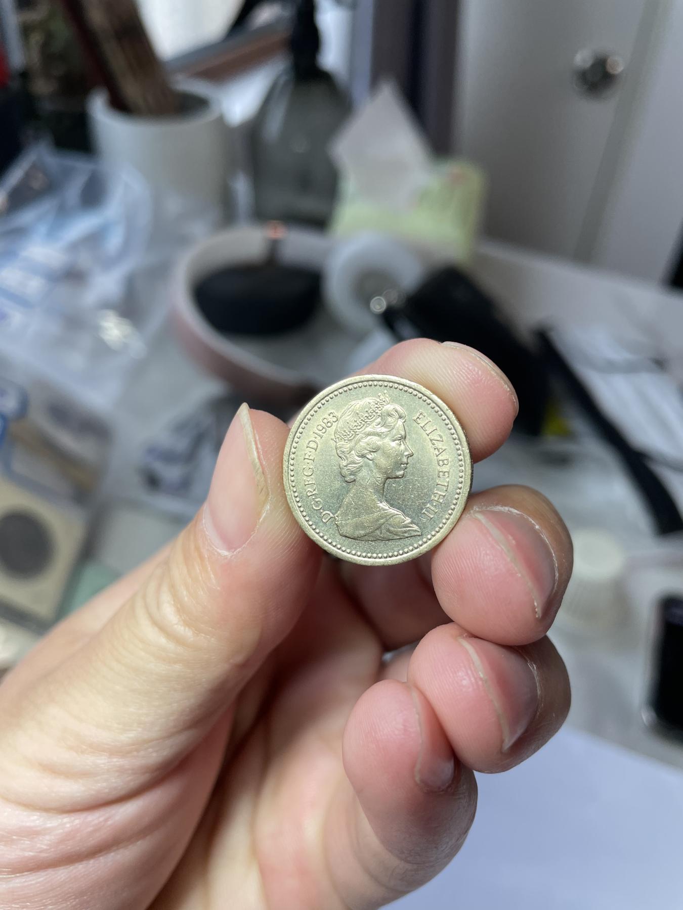 2024年集古藏今外币拍卖第六期-第4场—（总第54拍） 1983年英国1英镑