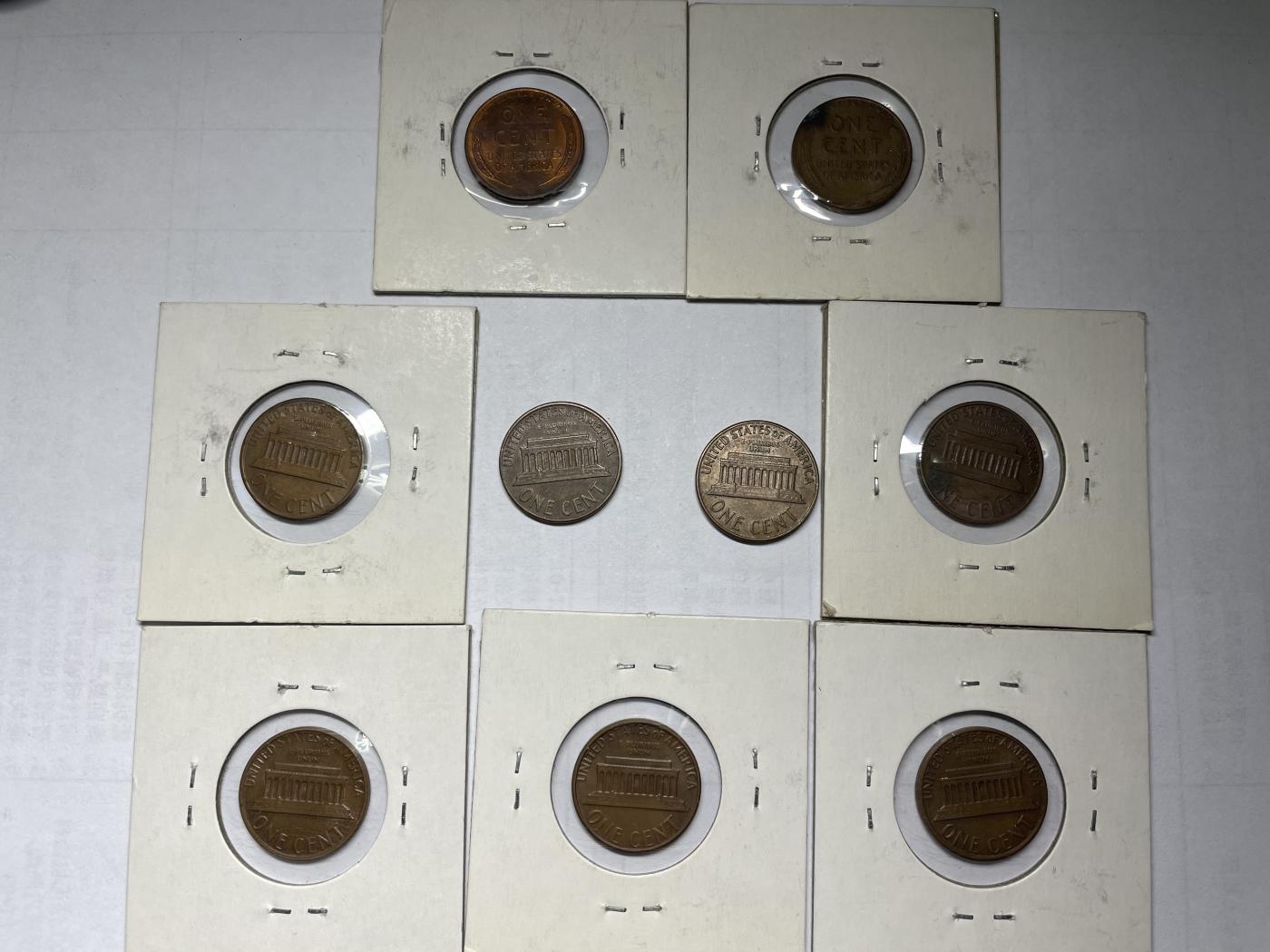 2024年集古藏今外币拍卖第六期-第5场—（总第55拍） 各年份1美分15枚