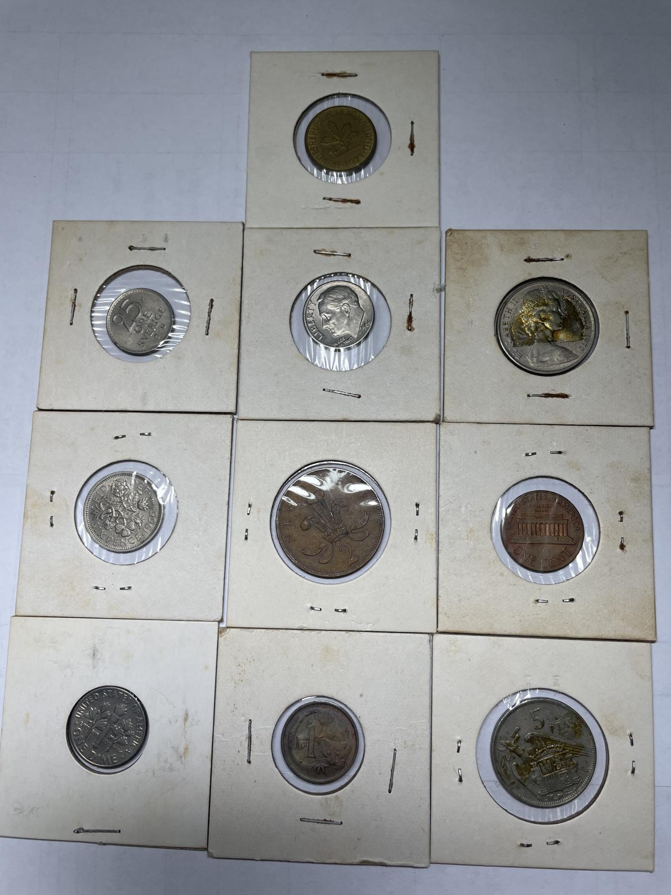 2024年集古藏今外币拍卖第六期-第4场—（总第54拍） 各国硬币10枚-08#