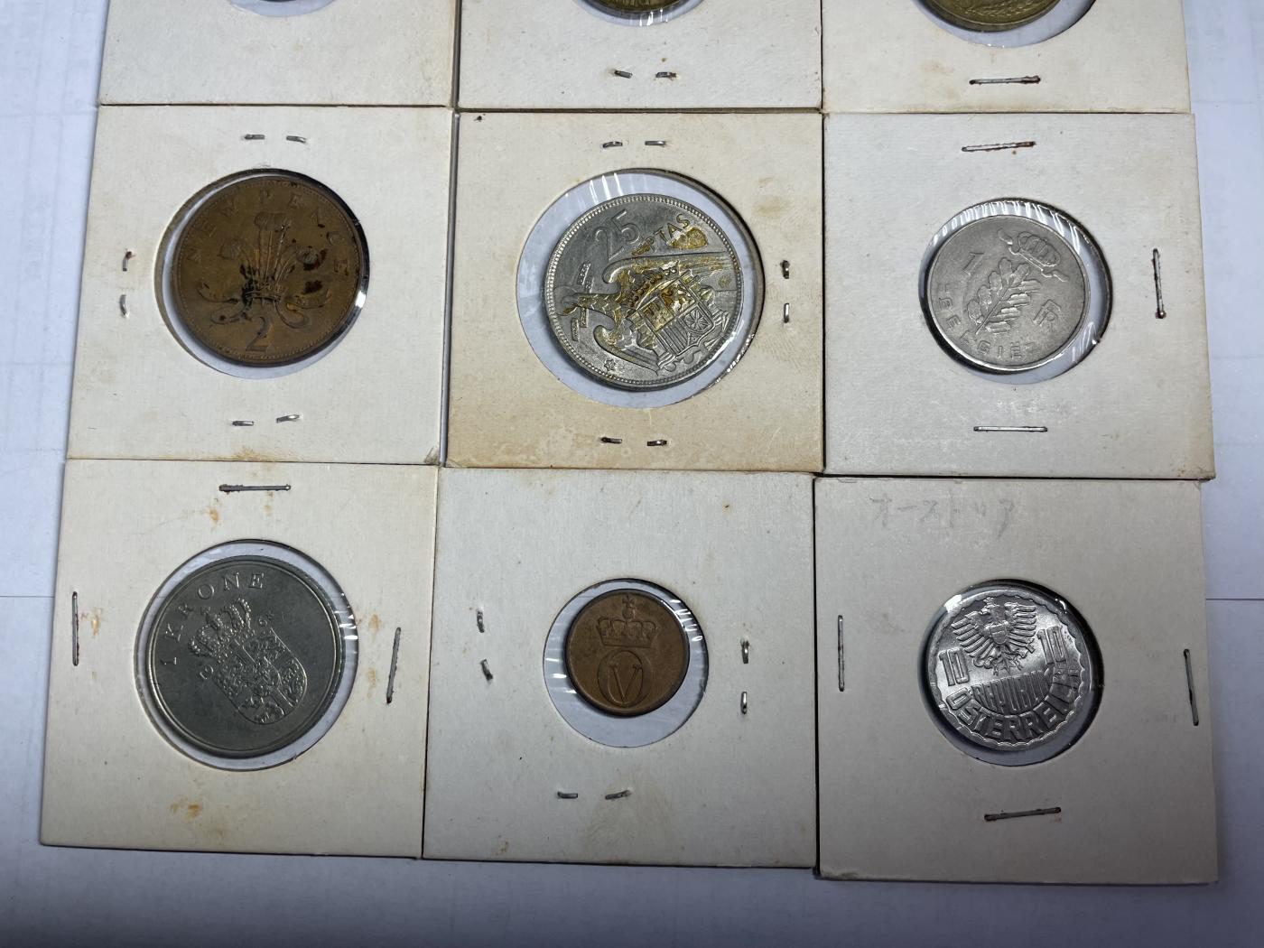 2024年集古藏今外币拍卖第六期-第4场—（总第54拍） 各国硬币10枚-01#