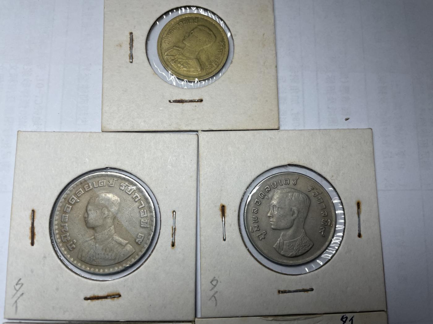 2024年集古藏今外币拍卖第六期-第5场—（总第55拍） 泰国各面值5枚