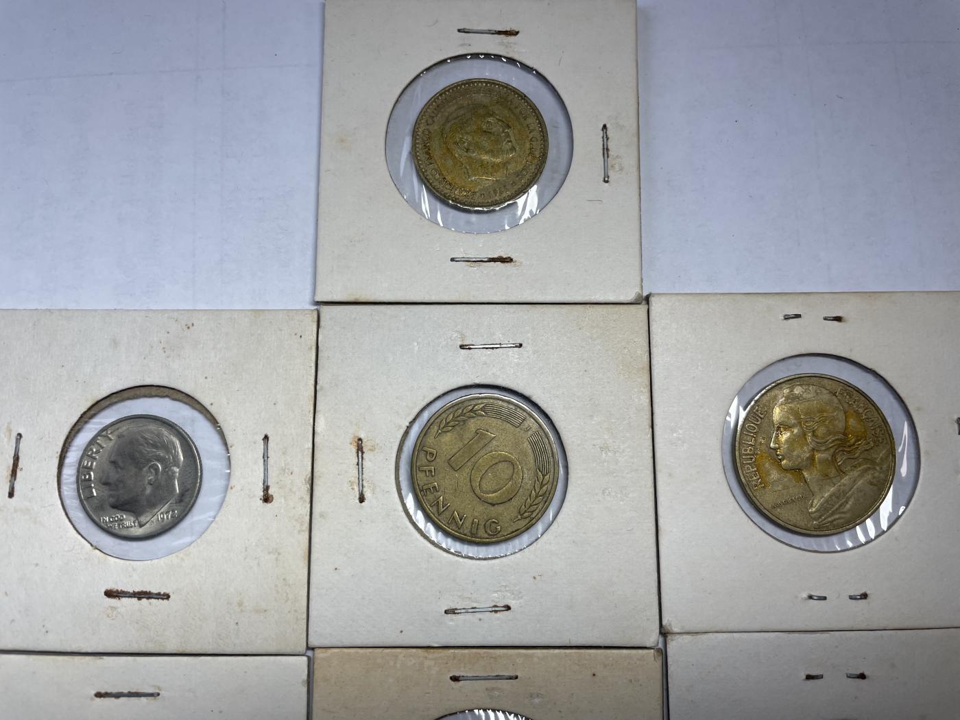 2024年集古藏今外币拍卖第六期-第4场—（总第54拍） 各国硬币10枚-01#