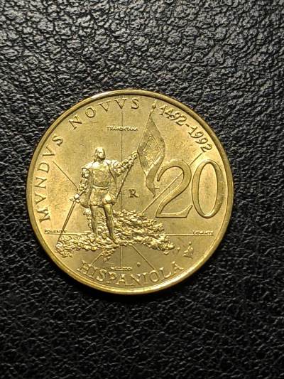 世界各国普币捡漏专场(第六场) - 1992年圣马力诺20里拉（美国的发现）