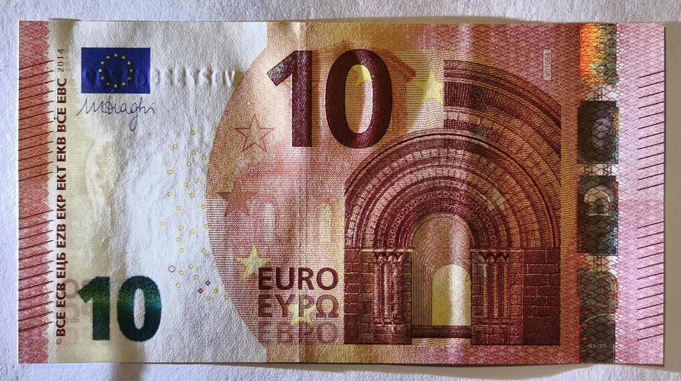 紫瑗钱币——第345期拍卖——纸币场 欧元 西班牙 2014年 圣天使桥 10欧元 UNC