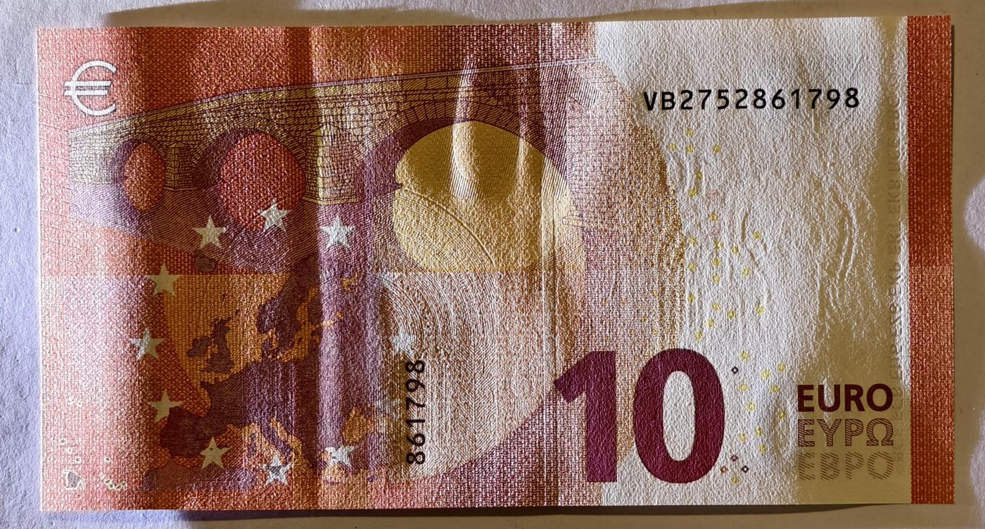 紫瑗钱币——第345期拍卖——纸币场 欧元 西班牙 2014年 圣天使桥 10欧元 UNC