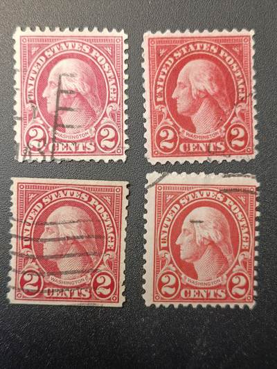 ↓君缘收藏97期☞钱币邮品↓无佣金、可寄存、满10元包邮  - 美国古典邮票，1912年 总统 华盛顿邮票，4枚中随机发一枚