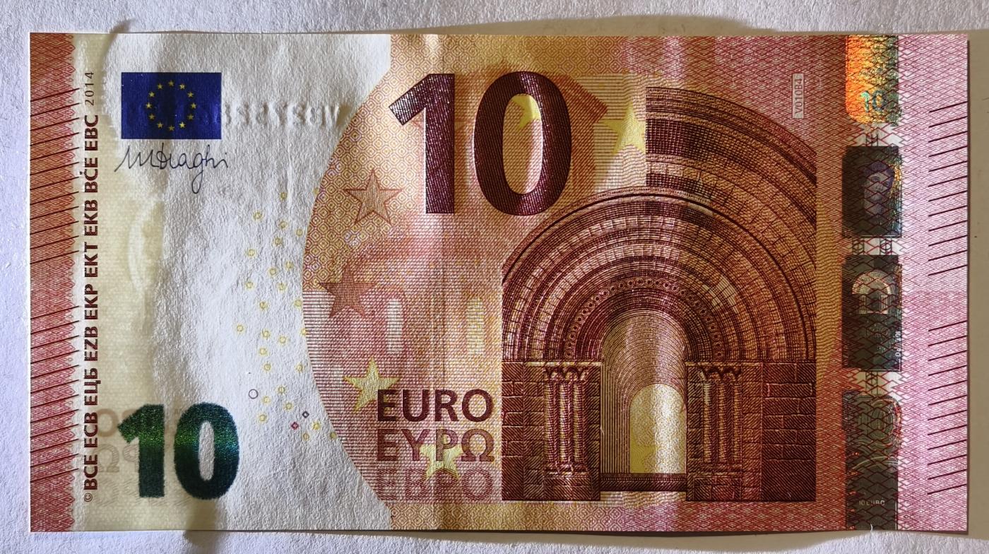 紫瑗钱币——第345期拍卖——纸币场 欧元 西班牙 2014年 圣天使桥 10欧元 UNC