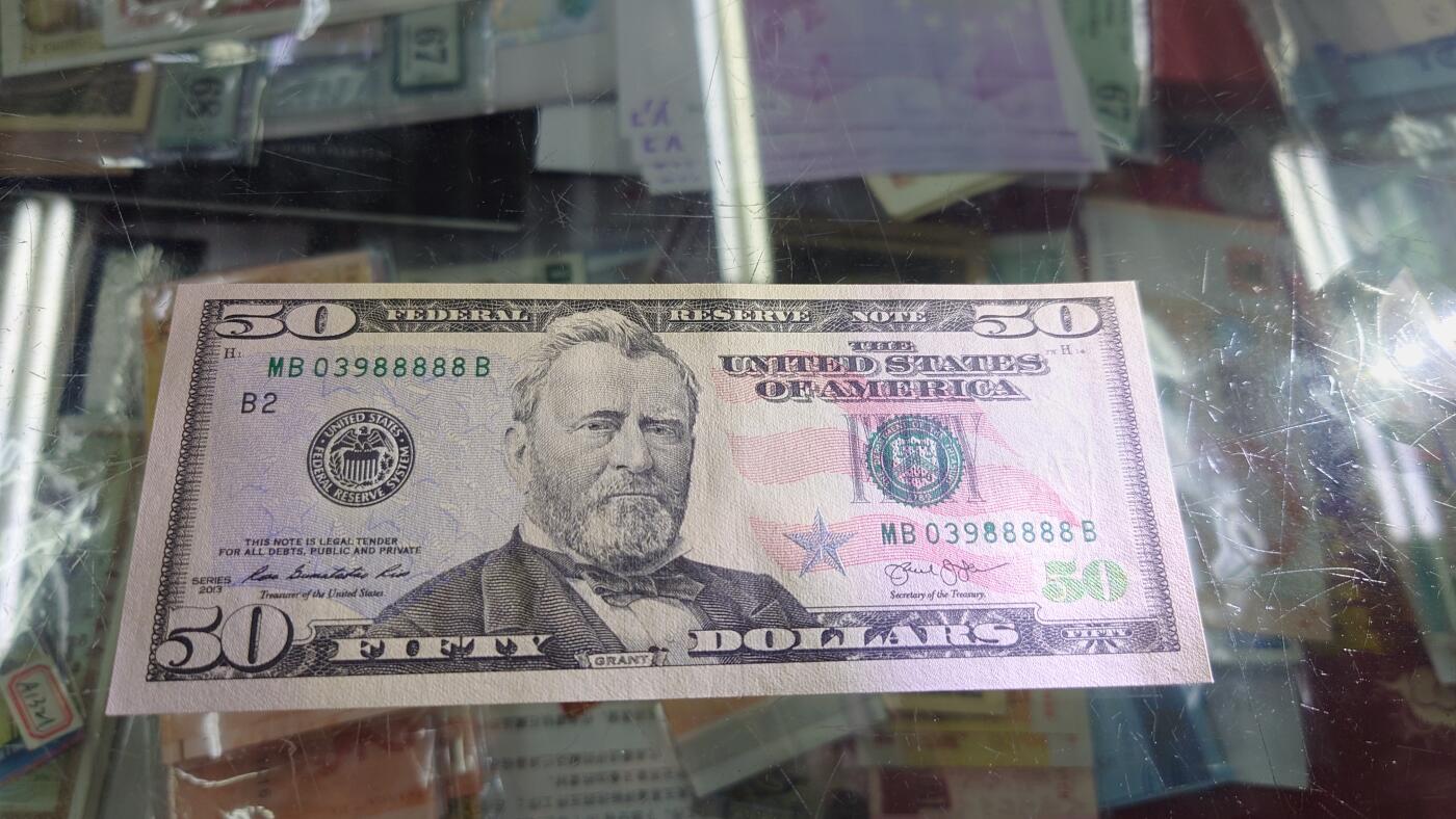 【世界钱币】精选微拍第104期暨2024年第15期  部分硬通新品销售 2013年美国50美元 全新绝品无47老虎号88888