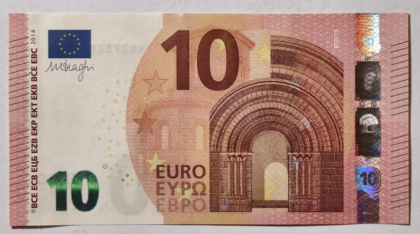 紫瑗钱币——第345期拍卖——纸币场 欧元 西班牙 2014年 圣天使桥 10欧元 UNC