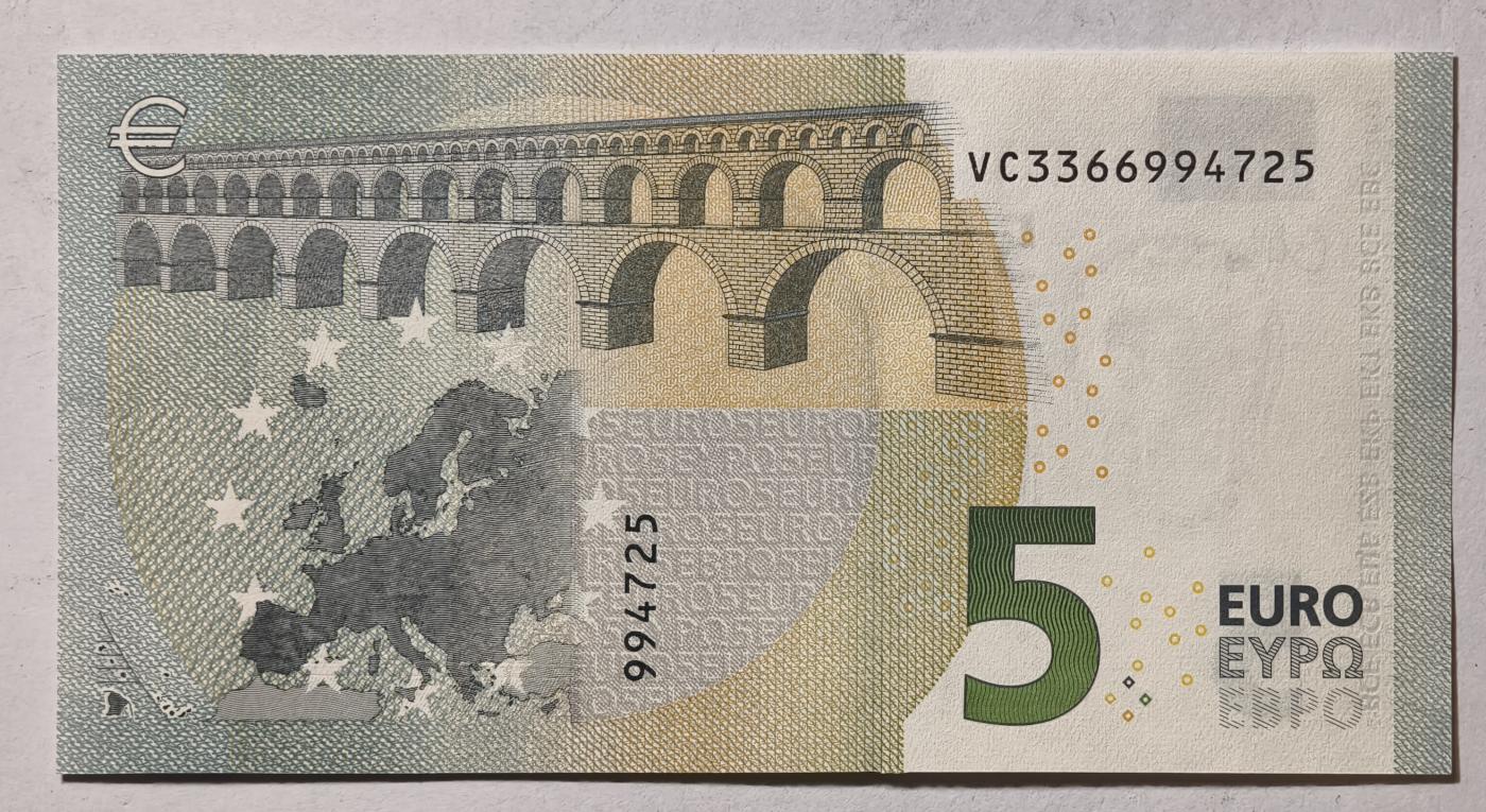 紫瑗钱币——第345期拍卖——纸币场 欧元 西班牙 2013年 加尔桥 5欧元 UNC