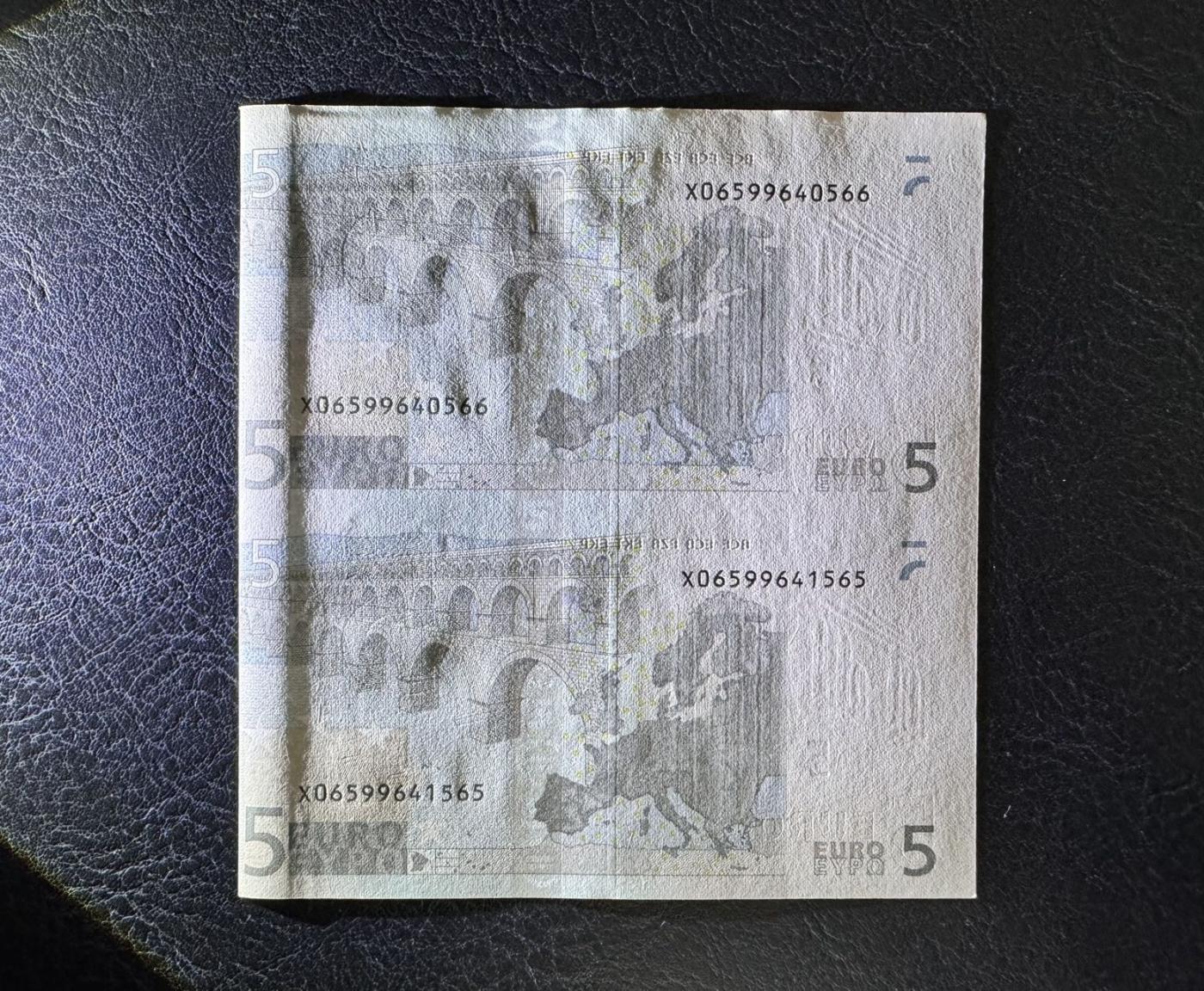 收藏联盟Quantum Auction 第344期拍卖  欧盟国家德国2002年5元两联体 品相UNC-  稀少第一签