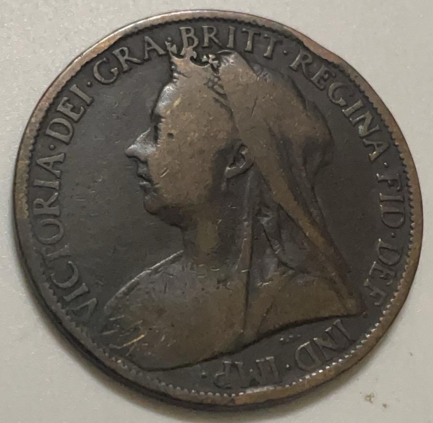 神仙姐姐散币好品专场第四十一期（无佣金满邮自动发出 1901 年英国 1 便士