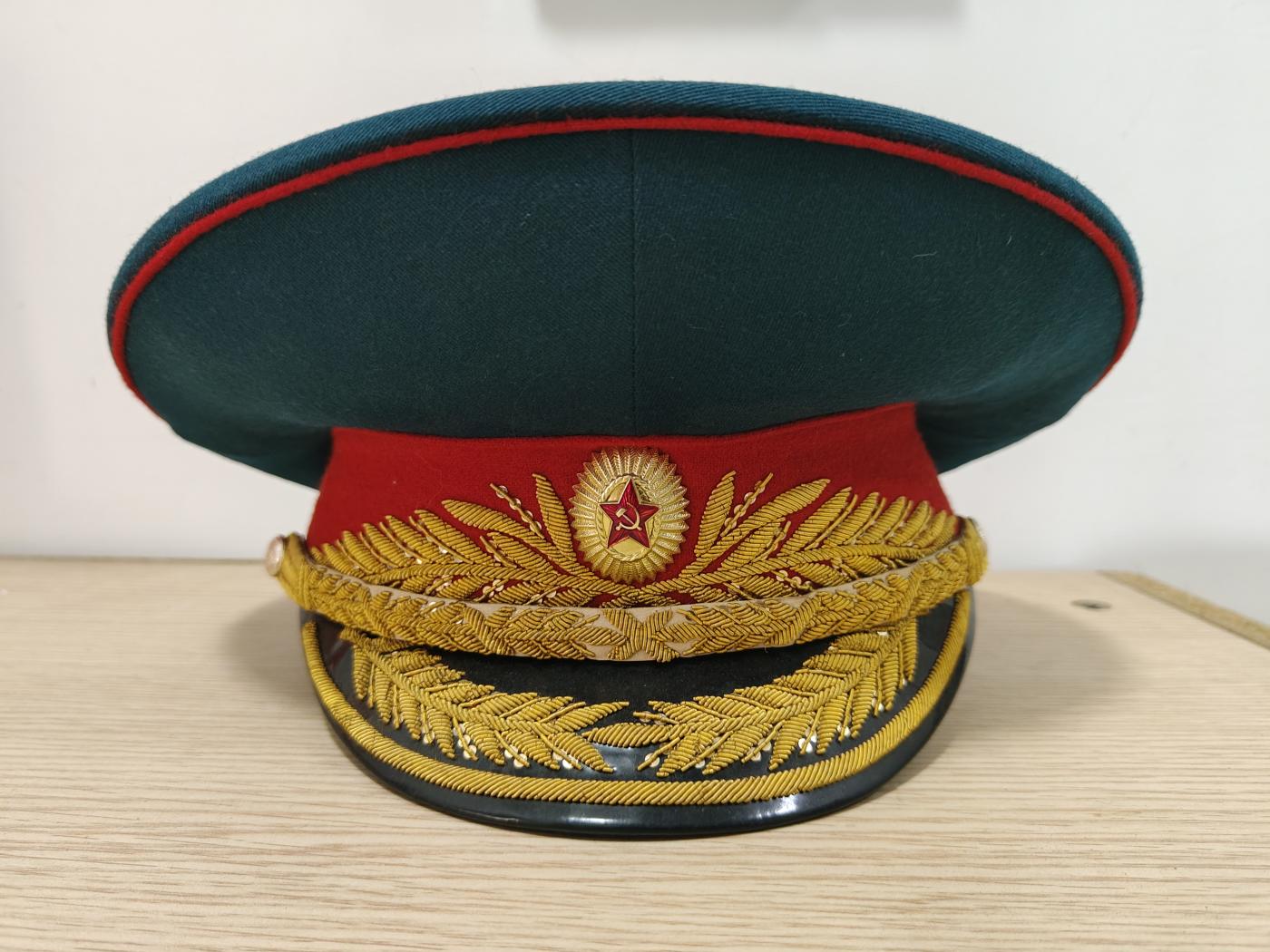 全场0元起拍 第155期 咸鱼国勋章拍卖专场 5月12日（周日）下午6：00开始 苏联43厂 陆军将官礼服大檐帽 59CM