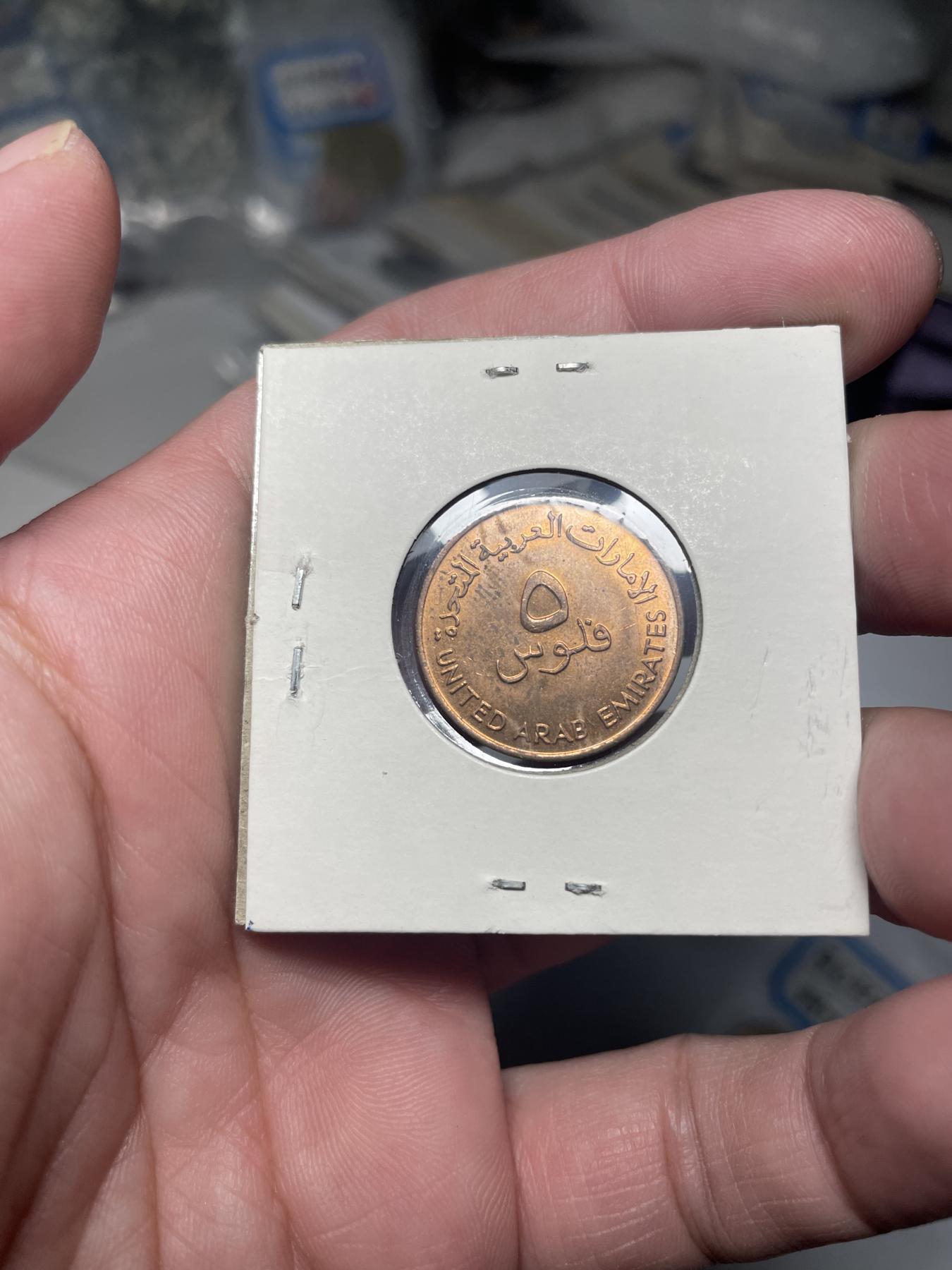 2024年集古藏今外币拍卖第六期-第6场—（总第56拍） 带光阿联酋小鱼五分