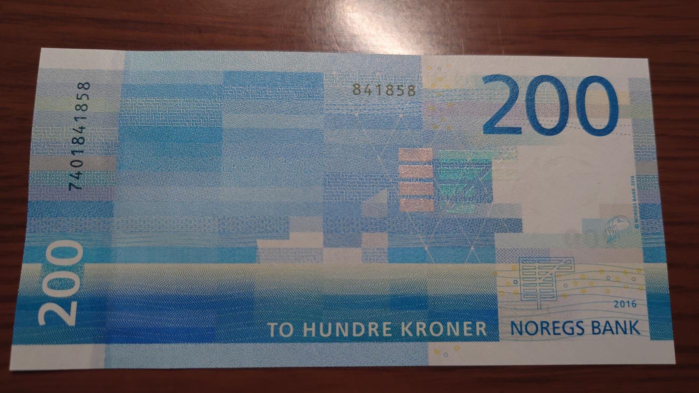 【世界钱币】精选微拍第104期暨2024年第15期  部分硬通新品销售 【一口价售出】2016年挪威200克朗 全新绝品尾号858