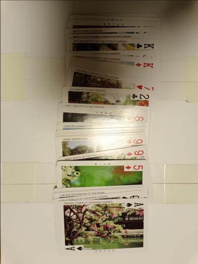 【20240512】邮票、杂物和纸质印刷品第1场 - 苏州园林扑克牌一副