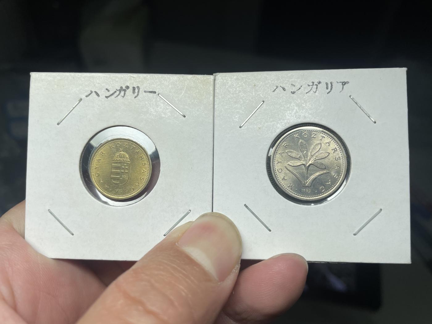 2024年集古藏今外币拍卖第六期-第6场—（总第56拍） 1993年匈牙利2枚