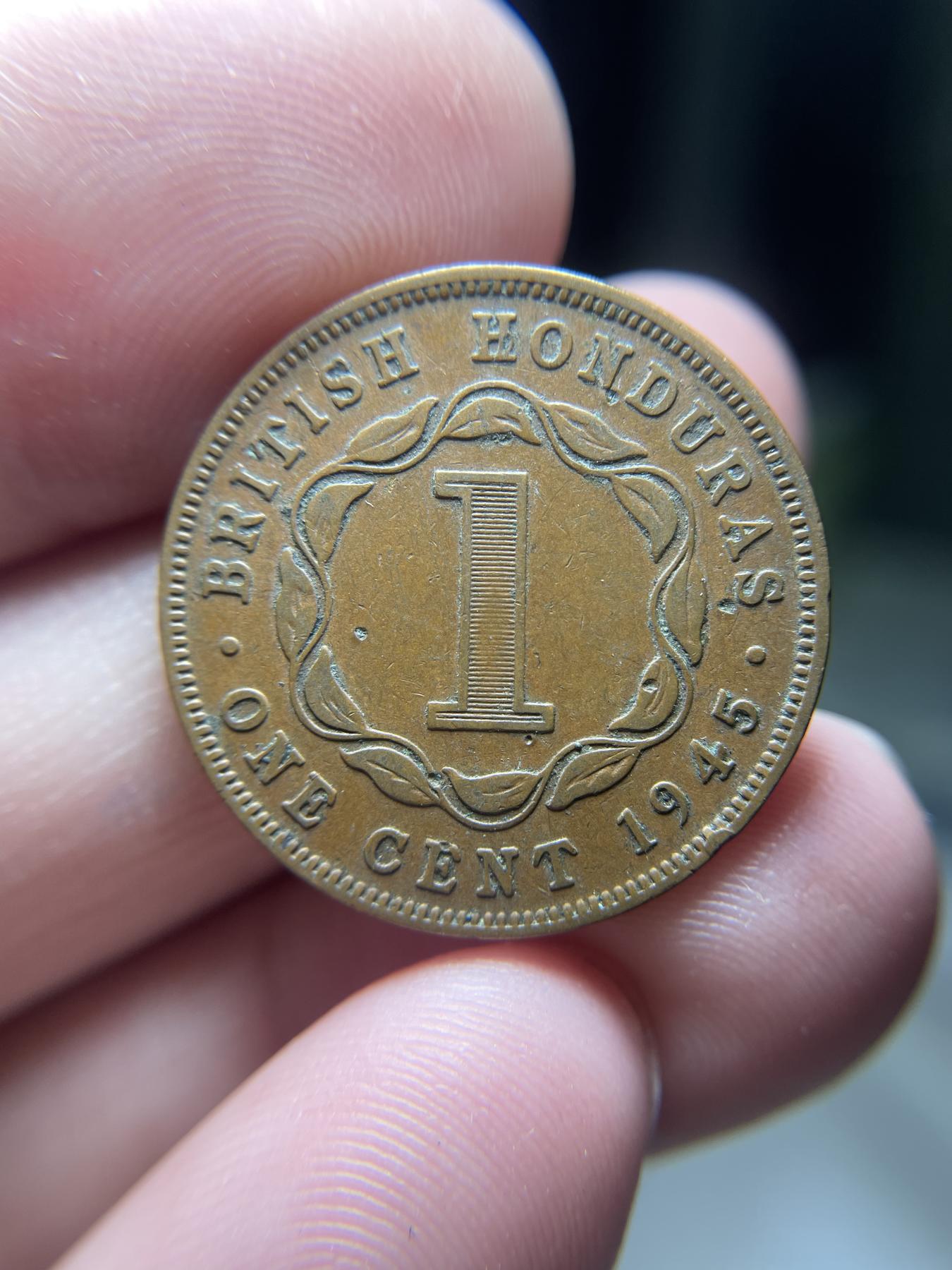 2024年集古藏今外币拍卖第六期-第6场—（总第56拍） 1945年英属洪都拉斯1分