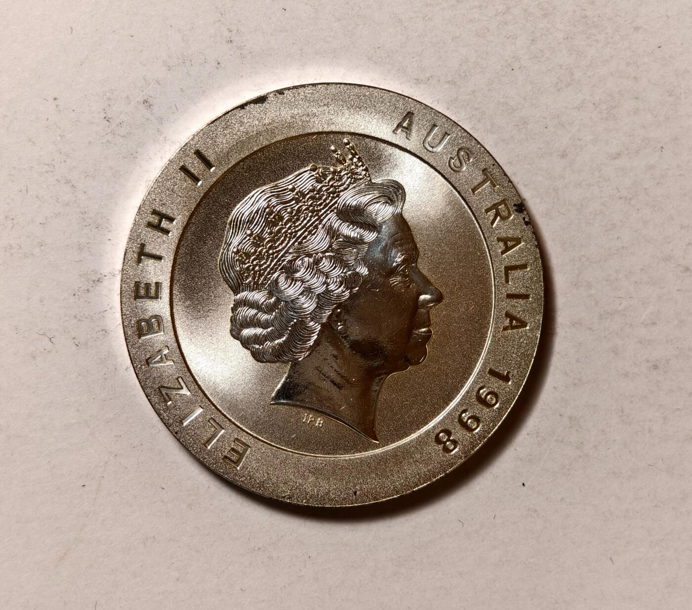 紫瑗钱币——第346期拍卖 澳大利亚 1998年 墨尔本 10元 20.77克 0.999银 磨砂精制