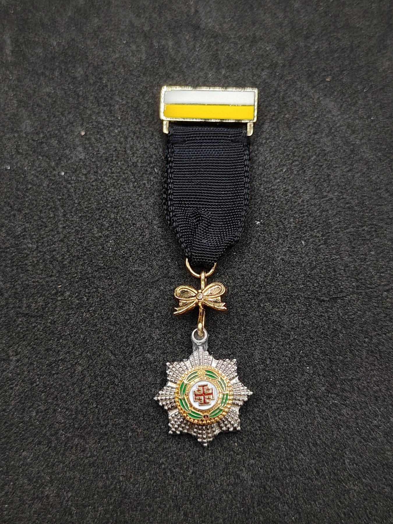 全场0元起拍 第155期 咸鱼国勋章拍卖专场 5月12日（周日）下午6：00开始 梵蒂冈教皇国聖墓骑士团 星芒 迷你章