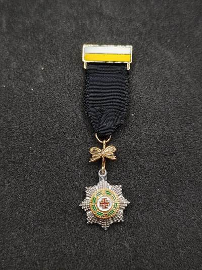 全场0元起拍 第155期 咸鱼国勋章拍卖专场 5月12日（周日）下午6：00开始 - 梵蒂冈教皇国聖墓骑士团 星芒 迷你章