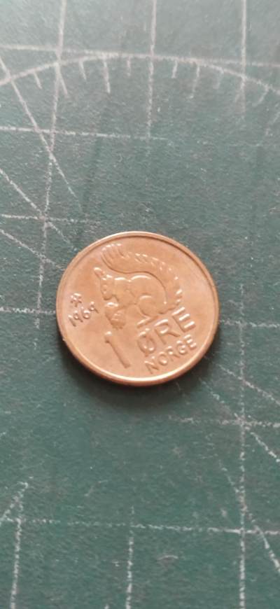 外国硬币初藏2024年第12场 - 挪威1欧尔铜币