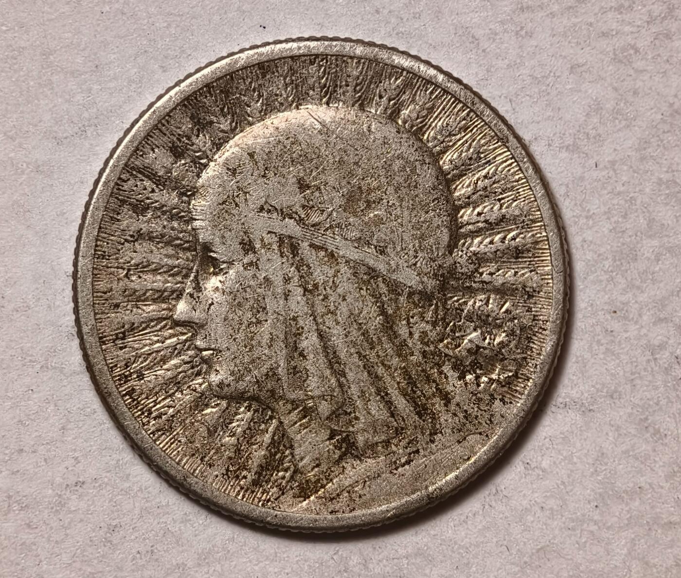 紫瑗钱币——第346期拍卖 波兰 1934年 贾德维拉 2兹罗提 4.4克 0.75银