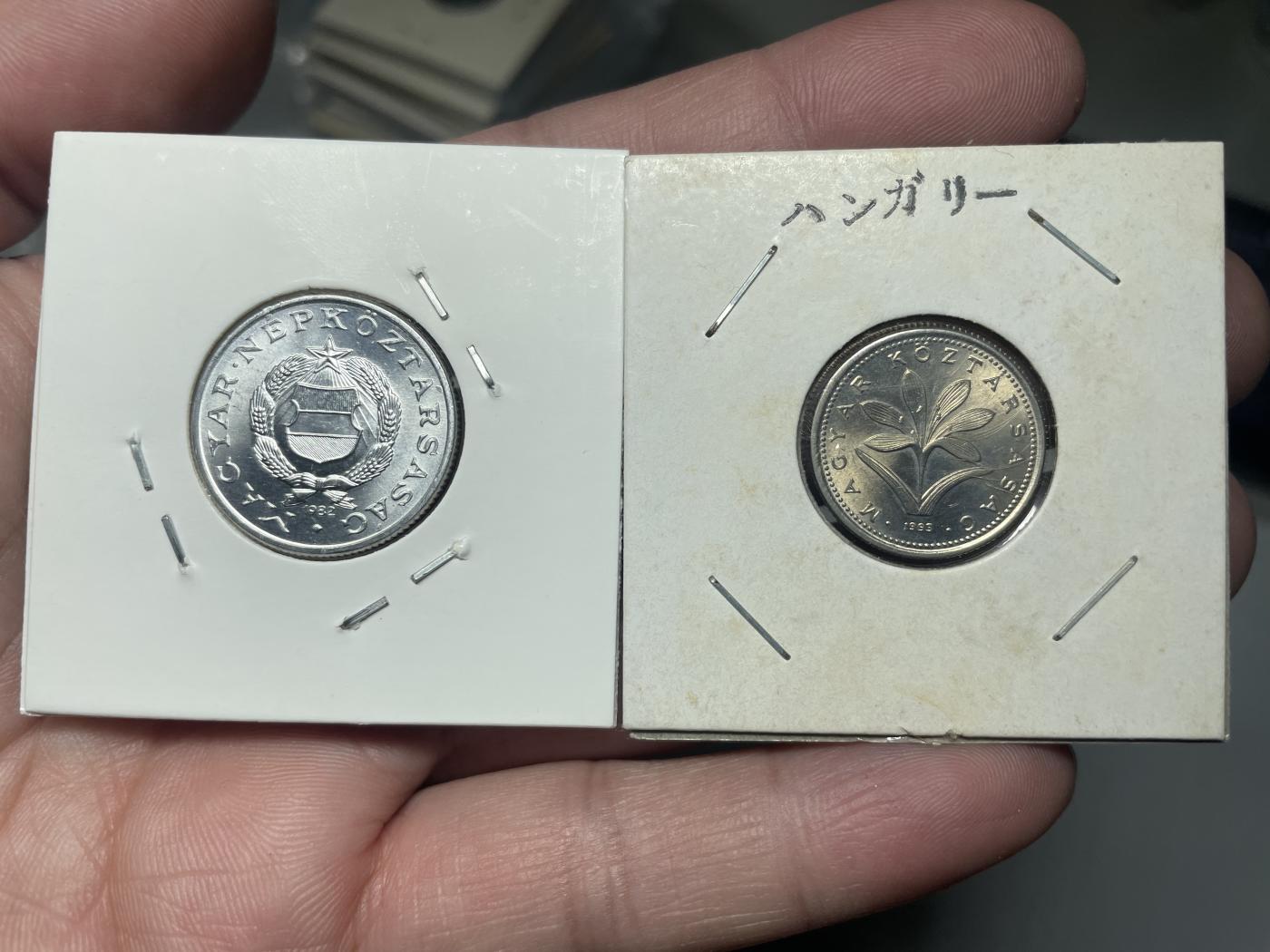 2024年集古藏今外币拍卖第六期-第6场—（总第56拍） 1982年、1993年匈牙利2枚