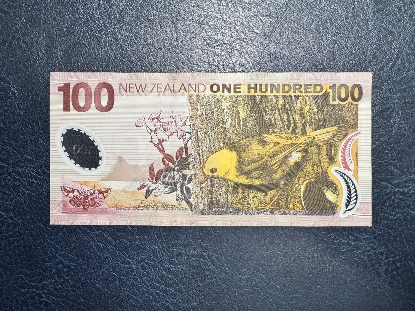 收藏联盟Quantum Auction 第344期拍卖  新西兰2008年100元 品相AU+  物理学家卢瑟福 号码全程无457