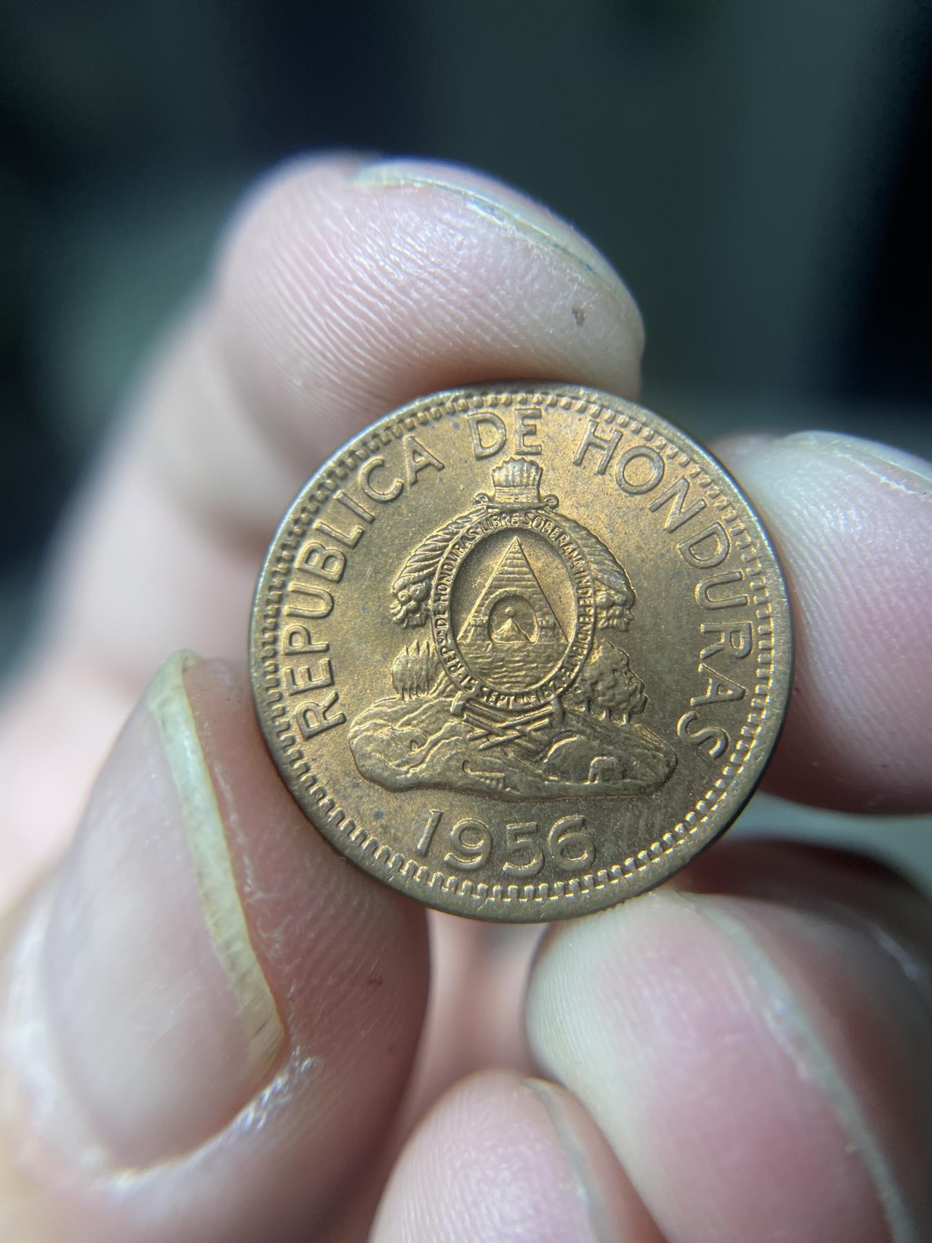 2024年集古藏今外币拍卖第六期-第6场—（总第56拍） 带光1956年洪都拉斯2分