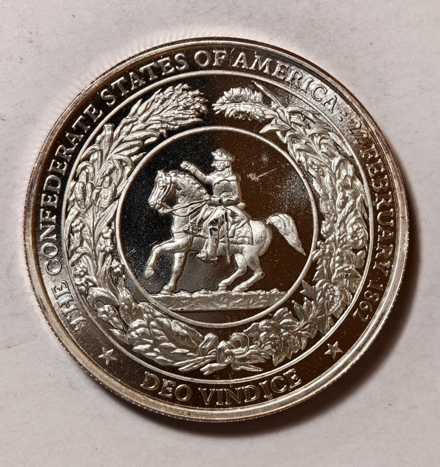 紫瑗钱币——第346期拍卖 美国 1970年 罗伯特·爱德华·李 将军 纪念银章 1盎司 31.1克 0.999银 UNC