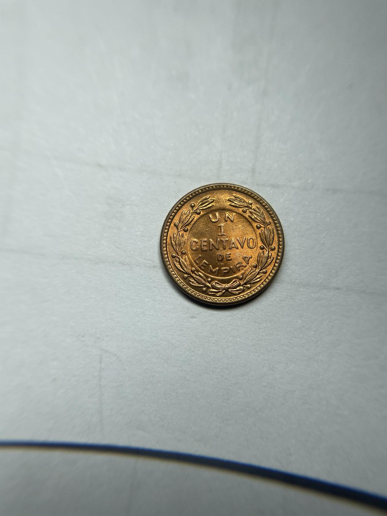 2024年集古藏今外币拍卖第六期-第6场—（总第56拍） 原光1957年洪都拉斯一分