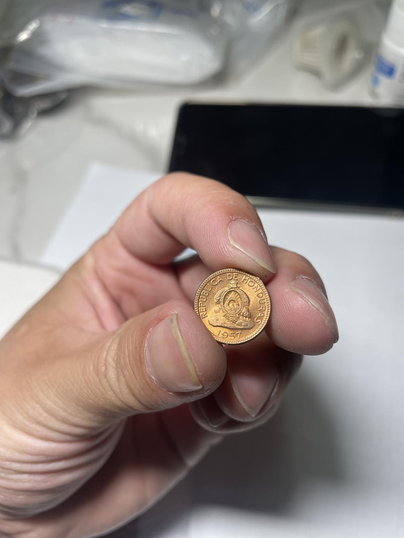 2024年集古藏今外币拍卖第六期-第6场—（总第56拍） 原光1957年洪都拉斯一分